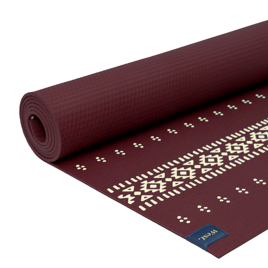 Mat Pro Rubber Etnico Burdeo